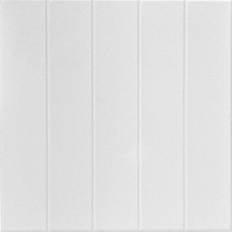 Sheet Materials Bead Board 1.6 ft. x 1.6 ft. Foam Glue-up Ceiling Tile in Plain White 21.6 sq. ft./Case