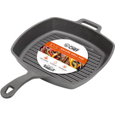 Lodge L10GPL 12 Pre-Seasoned Cast Iron Grill Pan with Dual Handles