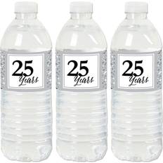 Big Dot of Happiness We Still 25th Wedding Anniversary Anniversary Party Water Bottle Sticker Labels Set 20