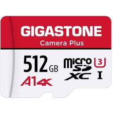 Memory Cards & USB Flash Drives Gigastone 512GB Micro SD Card, Camera Plus, GoPro, Action Camera, Sports Camera, A1 Run App for Smartphone, Nintendo-Switch Compatible, 100MB/s, 4K