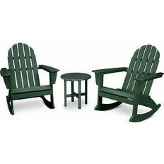 Outdoor Rocking Chairs Polywood Vineyard Rocking Adirondack Chair