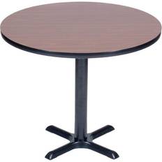 Black Outdoor Coffee Tables 30in Round Cafe Breakroom