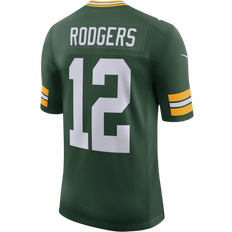 Nike Men's New York Jets Aaron Rodgers #8 Atmosphere Grey Game