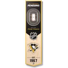 YouTheFan Pittsburgh Penguins 8'' x 32'' 3D StadiumView Banner