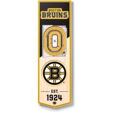 YouTheFan Boston Bruins 6'' x 19'' 3D StadiumView Banner