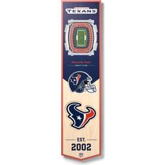 YouTheFan Houston Texans 8'' x 32'' 3D StadiumView Banner