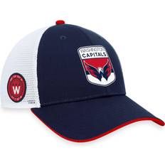 NHL Caps Fanatics NHL Washington Capitals 2023-2024 Authentic Pro Draft Trucker Hat, Men's, Blue