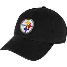 '47 Mens Pittsburgh Steelers Brand Black Cleanup Adjustable Hat
