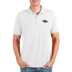 Men's Antigua White Baltimore Ravens Spark Polo Size: Medium