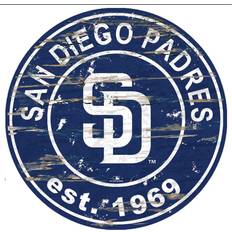 San Diego Padres Sports Fan Products Fan Creations Diego Padres 24'' Established Year Round Sign