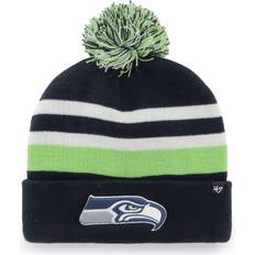 '47 Beanies '47 Men's College Navy Seattle Seahawks State Line Cuffed Knit Hat with Pom