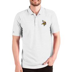 Men's Minnesota Vikings Antigua Heathered Black/Gold Esteem Polo