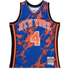 Patrick Ewing New York Knicks Autographed Framed White Mitchell & Ness  1991-92 Basketball Jersey