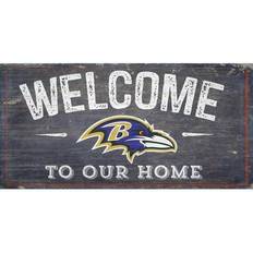 Fan Creations Football Shop Officially Licensed NFL Welcome Sign Baltimore Ravens