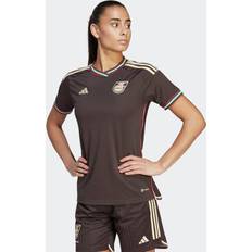 National Team Jerseys on sale Adidas Jamaica 23 Away Jersey Night Brown Womens