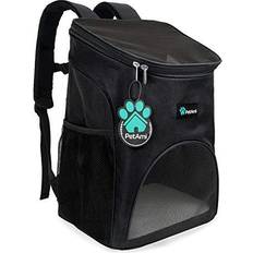 PawHut 39 Portable Soft-Sided Pet Cat Carrier with Divider, Two  Compartments, Soft Cushions, & Storage Bag, Blue