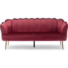 Christopher Knight Home Reitz Modern Glam Sofa 76.2" 3 Seater