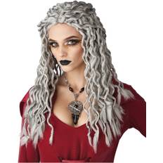 California Costumes Gray Crinkle Dreads Wig