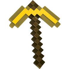 Plastic Toy Weapons Disguise Minecraft gold pickaxe