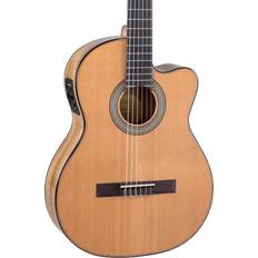 Classical guitar Lucero Lc235sce Acoustic-Electric Exotic Wood Classical Guitar Natural