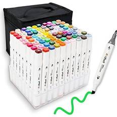 Memoffice 80 Colors Dual Tips Alcohol Markers, Art Markers Set for