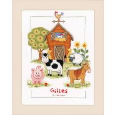 Vervaco Counted Cross Stitch Kit at The Farm 8.8" x 11.6"
