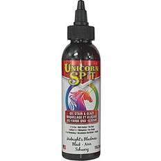 Acrylic Paints Eclectic Unicorn spit wood stain & glaze 4oz-midnight's blackness