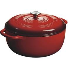 Lodge Cast Iron Cookware Lodge Cast Iron Enamel with lid 1.87 gal 12.62 "