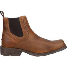 Brown - Men Boots Ariat Midtown Rambler - Barn Brown