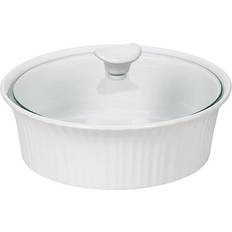 Corningware French Colors 1.5qt Round Ceramic Baking Dish - Cabernet