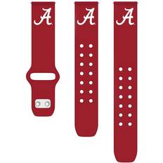 Men Watch Straps NCAA Alabama Crimson Tide 20mm Red