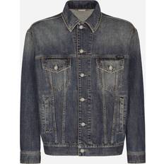 Dolce & Gabbana Men Jackets Dolce & Gabbana Denim jacket blue