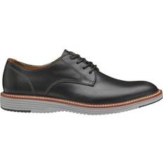 Men Low Shoes Johnston & Murphy Upton Plain Toe - Black