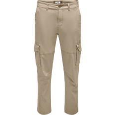 Only & Sons Dean Life Tap Cargo Pant - Grey/Crockery