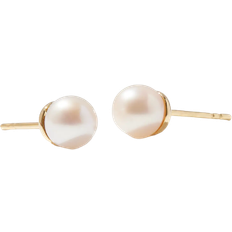 Quince Cultured Studs Earrings - Gold/Pearls