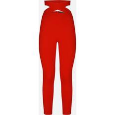 Dolce & Gabbana Red Pants & Shorts Dolce & Gabbana High-rise leggings red