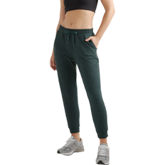 Quince Flowknit Mid-Rise Jogger - Heather Green