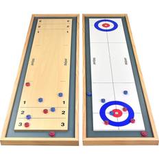 Shuffleboards Table Sports GoSports Shuffleboard & Curling 2 in 1 Game