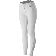 B Vertigo Tiffany Silicone Full Seat Breeches - Bright White