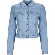 Vero Moda Damen Oberbekleidung Vero Moda Luna Denim Jacket - Blue/Light Blue Denim
