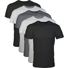 Gildan Men's Crew T-shirts 5-pack - Assorted Black/Grey