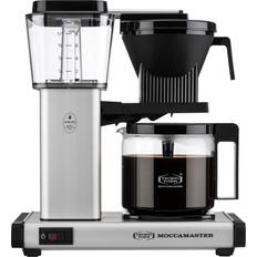 Integrert kaffekvern Kaffemaskiner Moccamaster One Switch Matt Silver