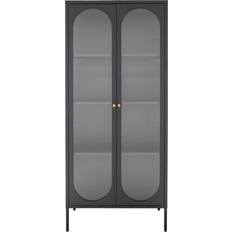 Schwarz Vitrinen House Nordic Tall Black Vitrine 80x180cm