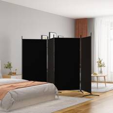 Black Room Dividers vidaXL Black, 346 Partition Screen Room Divider