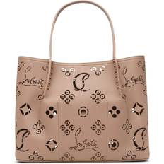 Cabata - Tote bag - Calf leather Loubinthesky print - Bianco - Christian  Louboutin