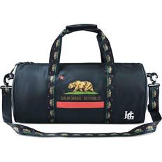 Canway Sports Gym Bag, Travel Duffel bag with Wet Pocket & Shoes  Compartment for men women, 45L, Lightweight black