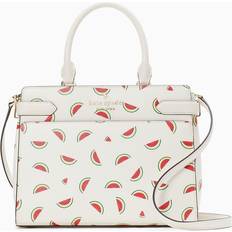 Kate Spade Staci Garden Bouquet Medium Satchel Crossbody Parchment Multi