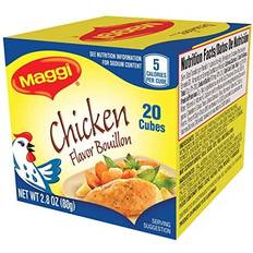Broth & Stock Maggi Chicken Flavor Bouillon Cubes 2.8 Box