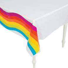 Fun Express Rainbow Party Printed Tablecover Party Supplies 1 Piece