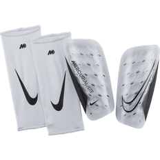 Leggbeskyttere Nike Mercurial Lite - White/White/Black